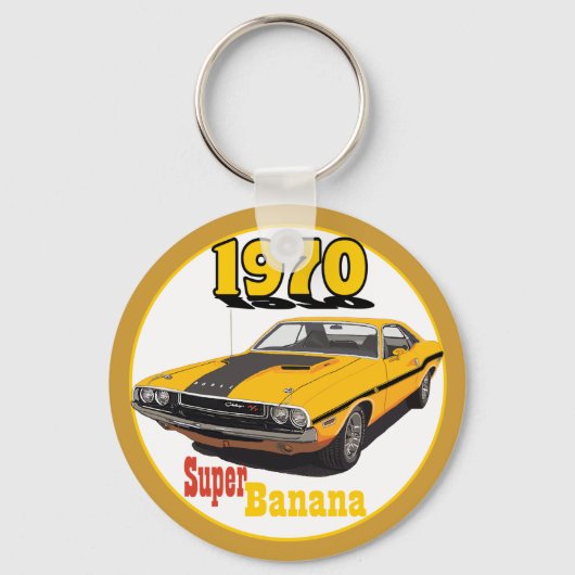 Super Banana Schlüsselanhänger (Vorderseite)