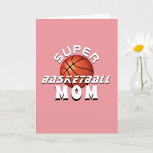 Super-Basketball-Mama Sportliche Mutter Muttertag Karte