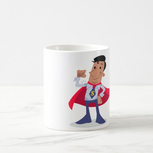 Super Beamter oder Super Chef Kaffeetasse (Mittel)