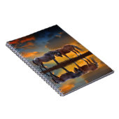 Super Beautiful Wild Horses Notizblock (Rechte Seite)