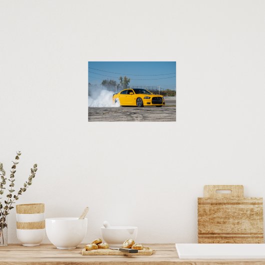 Super Bee Burnout Poster (Küche)