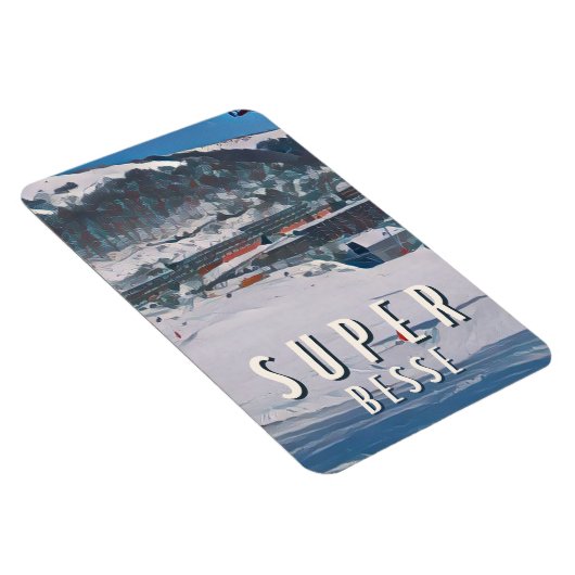 Super Besse Skistation Magnet (Rechte Seite)