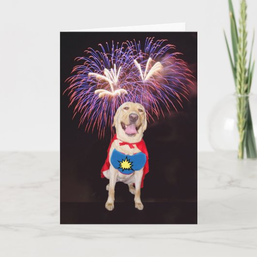 Super Birthday Karte (Vorderseite)