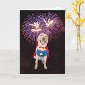 Super Birthday Karte (Gelbe Blume)