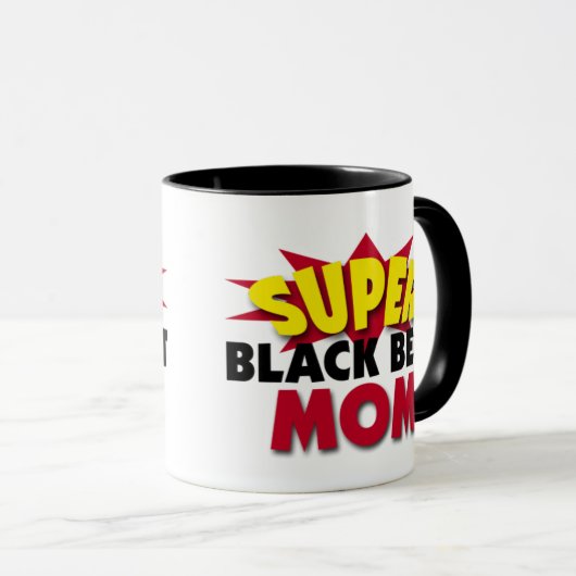 Super Black Belt Mama Tasse (VorderseiteRechts)