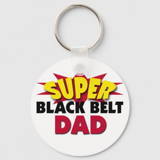 Super Black Belt Vater Schlüsselanhänger (Vorderseite)