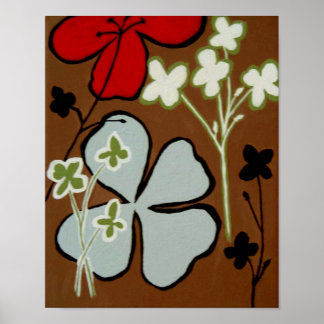 SUPER BLAUE BLUME POSTER