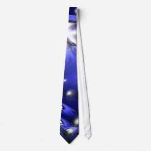 Super blaue Drehung Krawatte