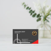 Super blendend roter visitenkarte (Stehend Vorderseite)