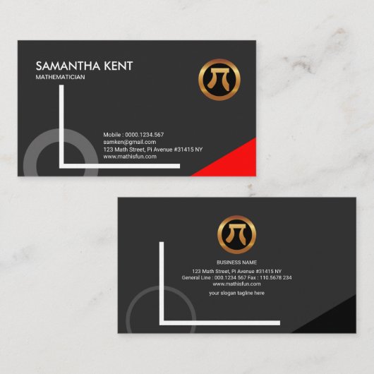 Super blendend roter visitenkarte (Vorne/Hinten)