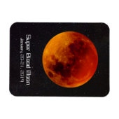 Super Blood Moon Eclipse 2019 Magnet (Horizontal)