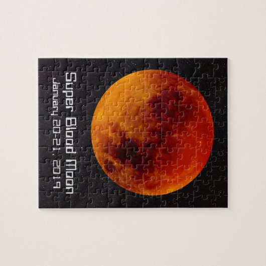 Super Blood Moon Eclipse 2019 Puzzle (Horizontal)