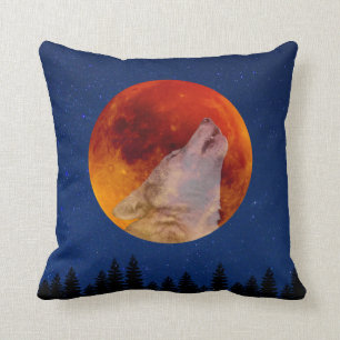 Super Blood Wolf Moon 2019 Kissen