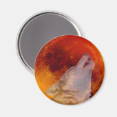 Super Blood Wolf Moon 2019 Magnet (Vorderseite/Rückseite)