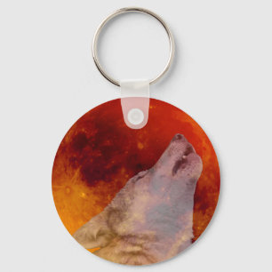 Super Blood Wolf Moon 2019 Schlüsselanhänger