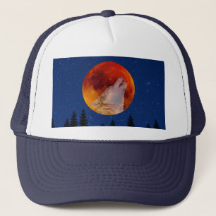 Super Blood Wolf Moon 2019 Truckerkappe