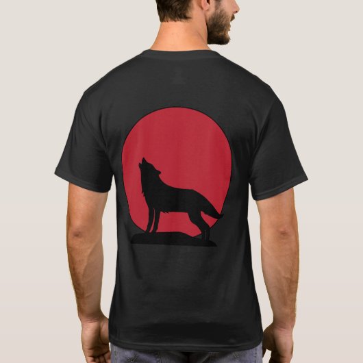 Super Blood Wolf Moon Lunar Eclipse 2019 T-Shirt (Rückseite)