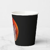 Super Blood Wolf Moon Pappbecher (Links)