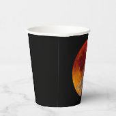 Super Blood Wolf Moon Pappbecher (Rechts)