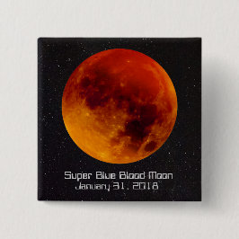 Super Blue Blood Moon 2018 Button