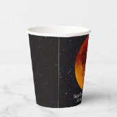 Super Blue Blood Moon 2018 Pappbecher (Rechts)