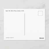 Super Blue Blood Moon 2018 Postkarte (Rückseite)