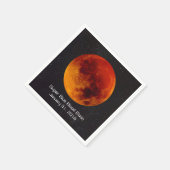 Super Blue Blood Moon 2018 Serviette (Ecke)
