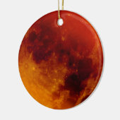 Super Blue Blood Moon Keramikornament (Links)