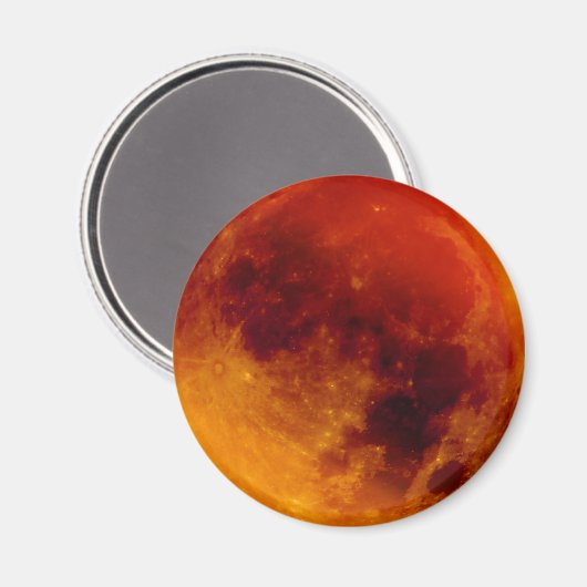 Super Blue Blood Moon Magnet (Vorderseite/Rückseite)