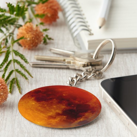 Super Blue Blood Moon Schlüsselanhänger (Seite)