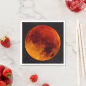 Super Blue Blood Moon Serviette (Beispiel)