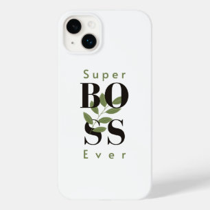 Super Boss je Minimal weiße iPhone / iPad Gehäuse Case-Mate iPhone 14 Plus Hülle