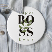 Super Boss je Minimalistischer White Button (Beispiel)