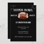 Super Bowl Invitation Einladung (Vorne/Hinten)