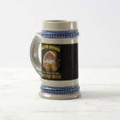 Super Bowl | Nur hier für Spaß und Bier Bierglas (Vorderseite Links)