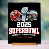 Super Bowl Showdown 2025 Acrylschild (Neutral)