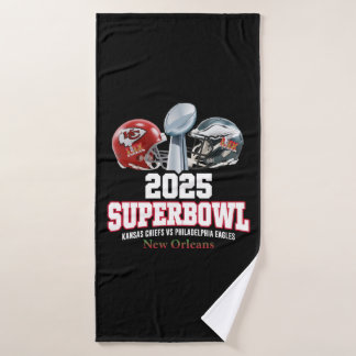 Super Bowl Showdown 2025 Badehandtuch