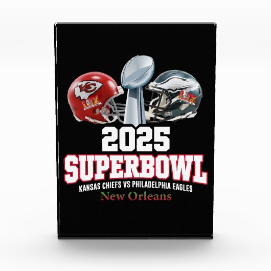 Super Bowl Showdown 2025 Fotoblock (Vorderseite)