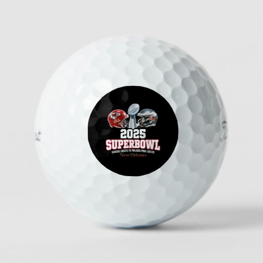 Super Bowl Showdown 2025 Golfball (Vorderseite)
