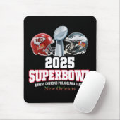 Super Bowl Showdown 2025 Mousepad (Mit Mouse)