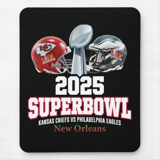 Super Bowl Showdown 2025 Mousepad (Vorne)