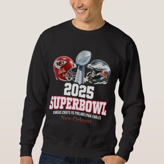 Super Bowl Showdown 2025 Sweatshirt (Vorderseite)