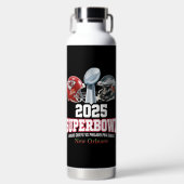 Super Bowl Showdown 2025 Trinkflasche (Vorderseite)