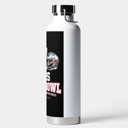 Super Bowl Showdown 2025 Trinkflasche (links)