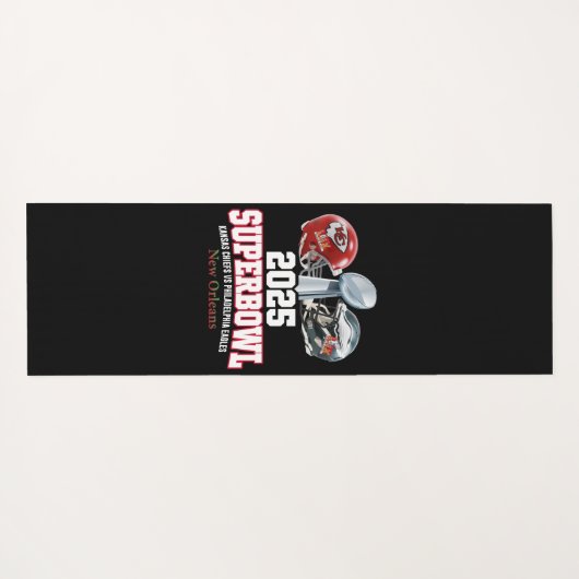 Super Bowl Showdown 2025 Yogamatte (Rückseite (Horizontal))