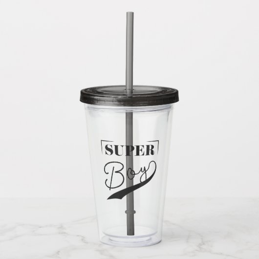 Super Boy Acryltrinkbecher (Vorderseite)