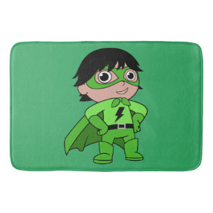 Super Boy Action Hero Badematte