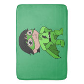 Super Boy Action Hero Badematte (Vorderseite Vertikal)