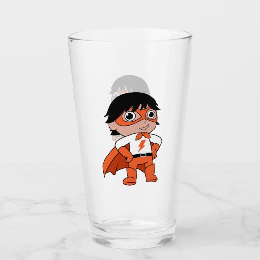 Super Boy Action Hero Glas (Vorderseite)