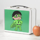 Super Boy Action Hero Metall Brotdose (Beispiel)